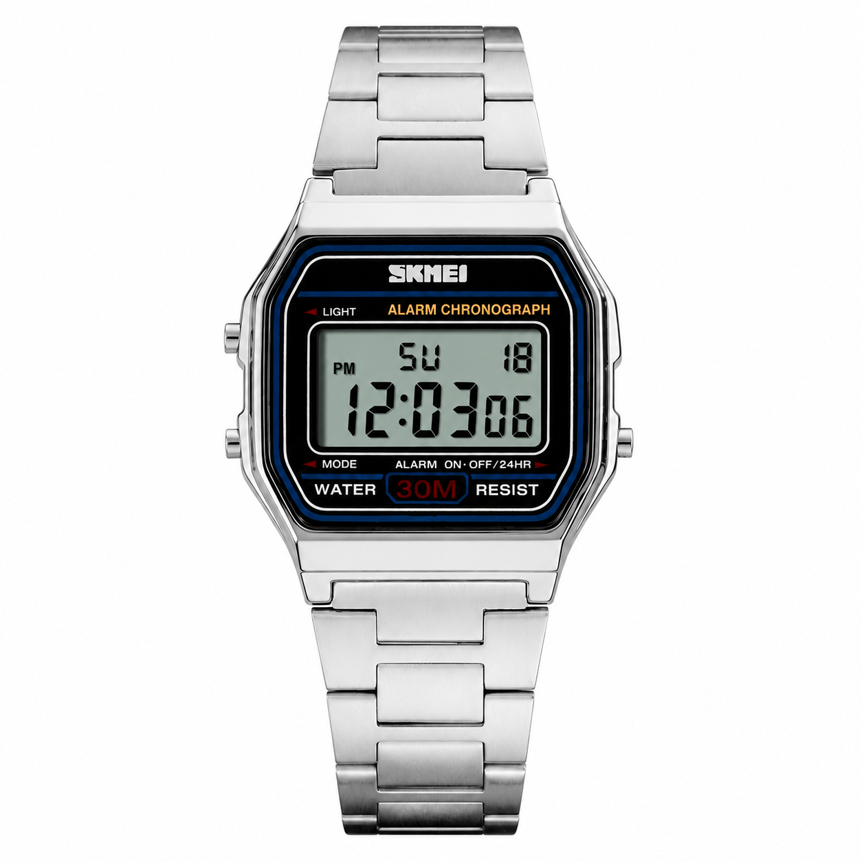 MONTRE DIGITALE RÉTRO SKMEI — ÉCRAN LCD & WATERPROOF