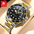 MONTRE OLEVS 5885 — QUARTZ, CALENDRIER & ACIER INOXYDABLE