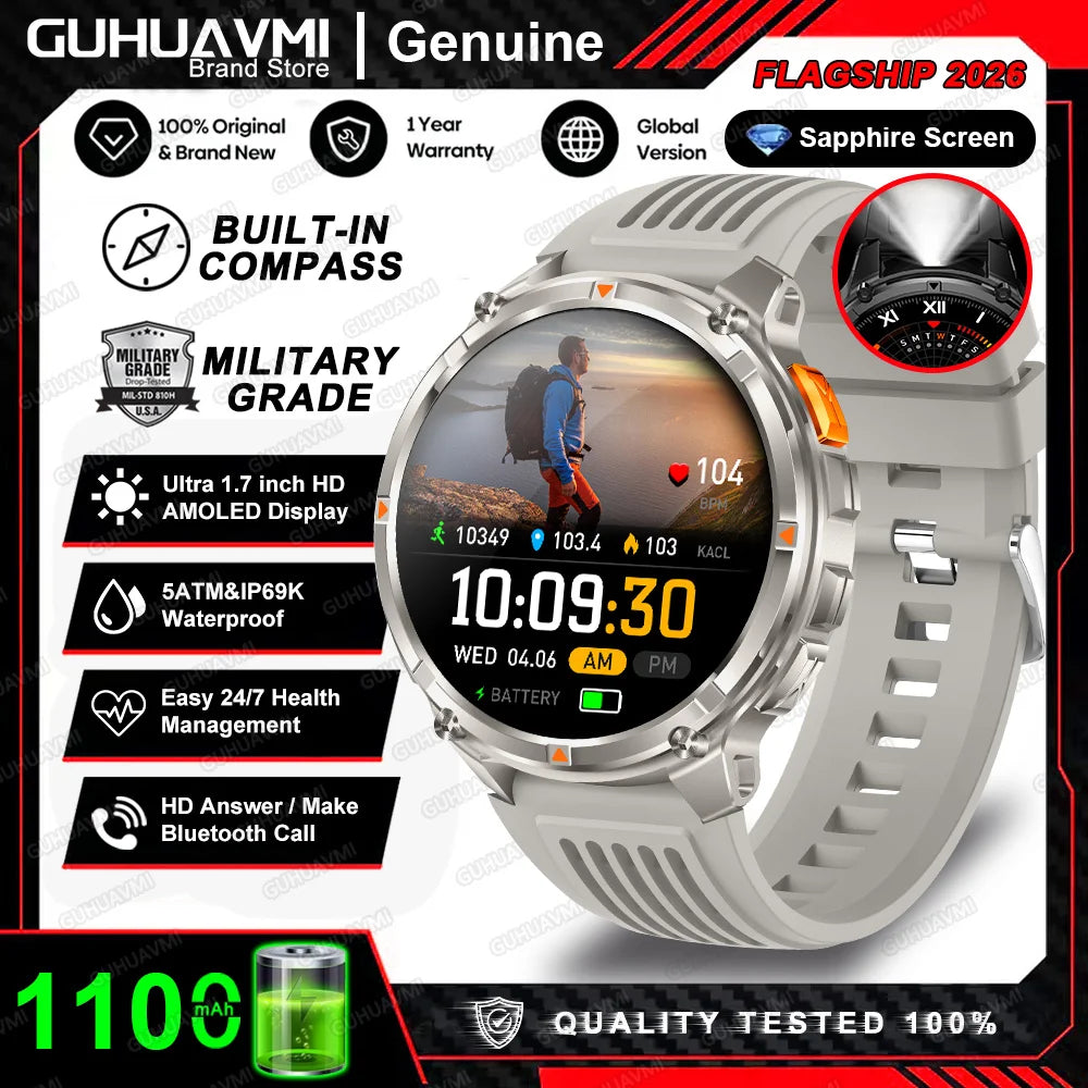 2025 MONTRE CONNECTÉE HT33 — AMOLED, APPELS BLUETOOTH & 100+ MODES SPORTIFS