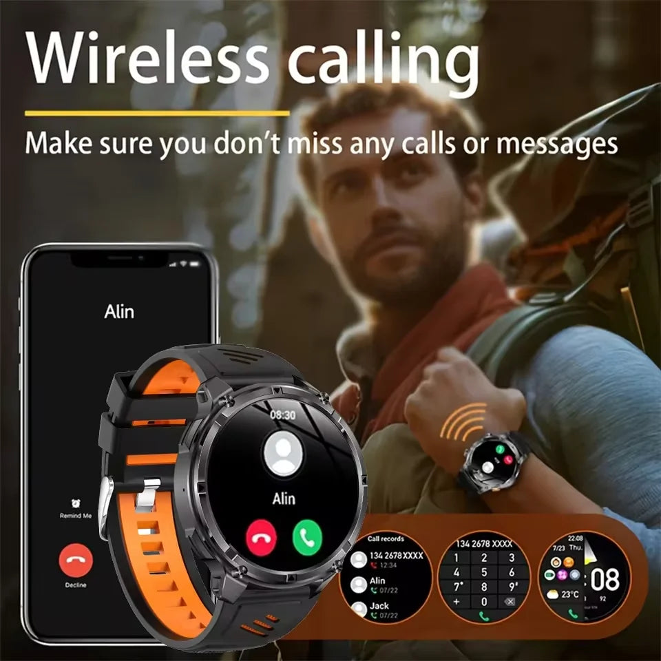 2025 MONTRE CONNECTÉE HT33 — AMOLED, APPELS BLUETOOTH & 100+ MODES SPORTIFS