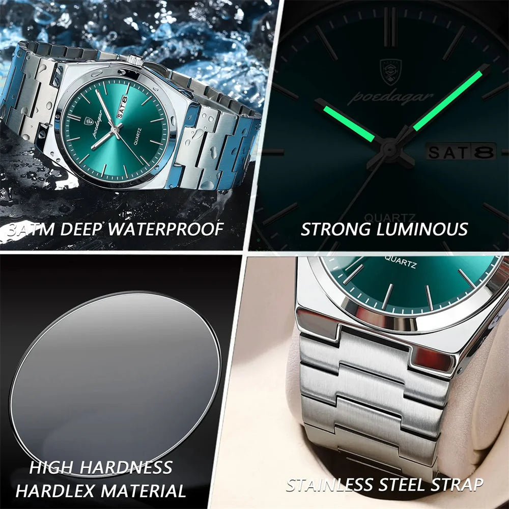 POEDAGAR CLASSIQUE — QUARTZ & CALENDRIER