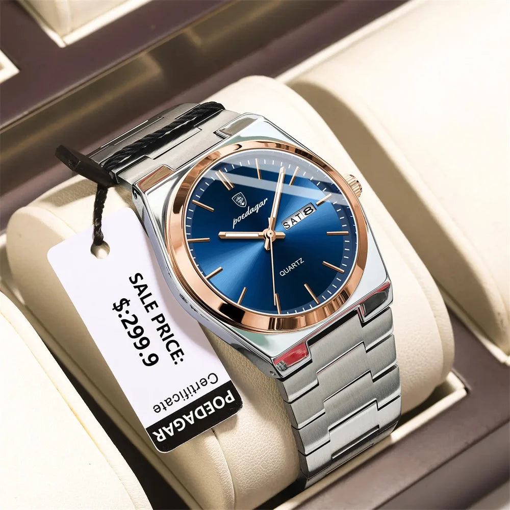 POEDAGAR CLASSIQUE — QUARTZ & CALENDRIER