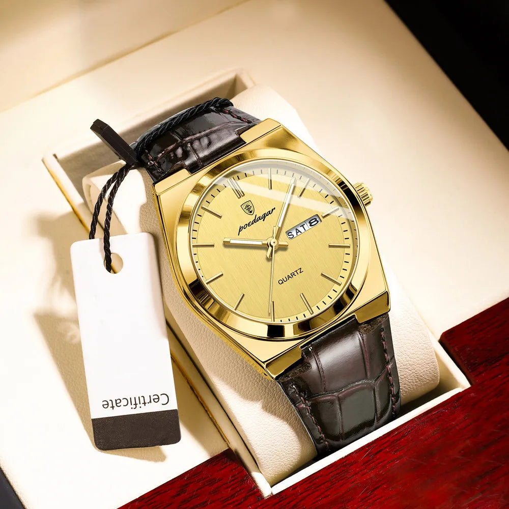 POEDAGAR CLASSIQUE — QUARTZ & CALENDRIER